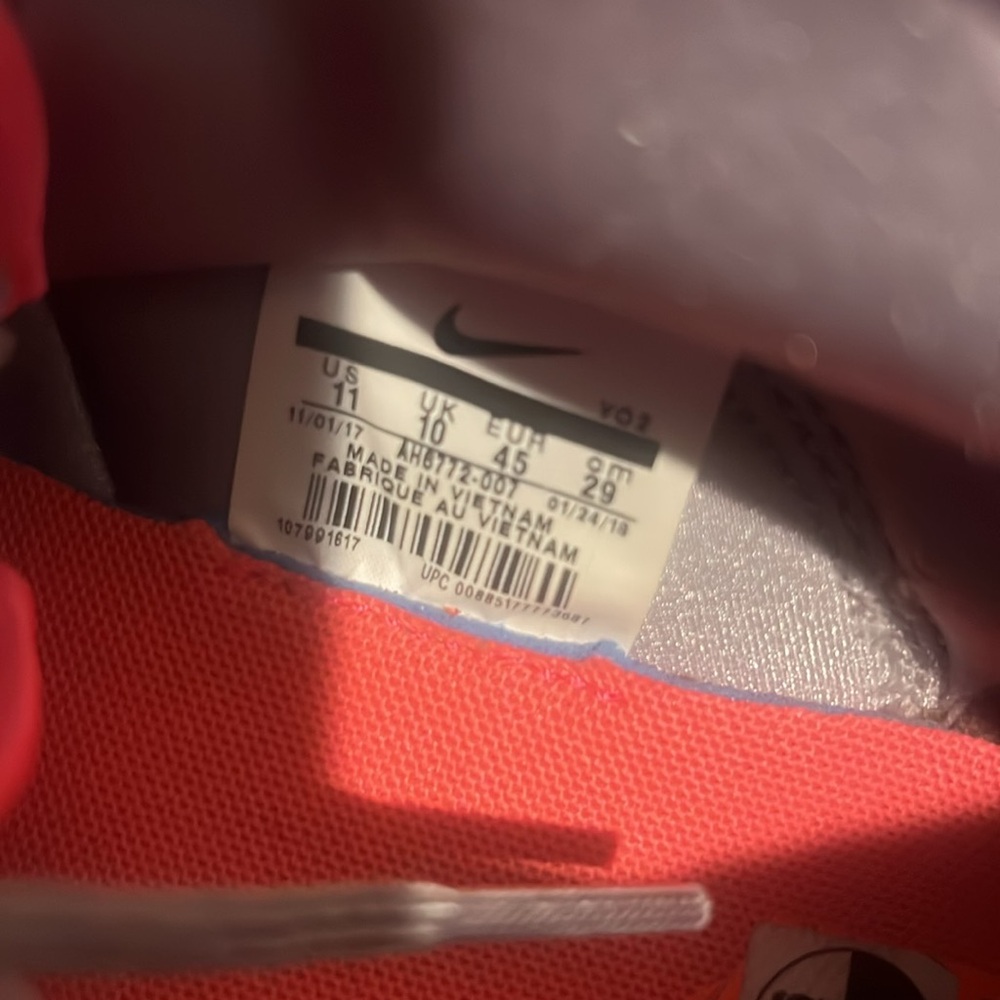 NIKE AIR FORCE 270 SHERBERT men’s 11 US - Picture 5 of 5